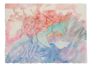 Soft Abstract Watercolor Painting