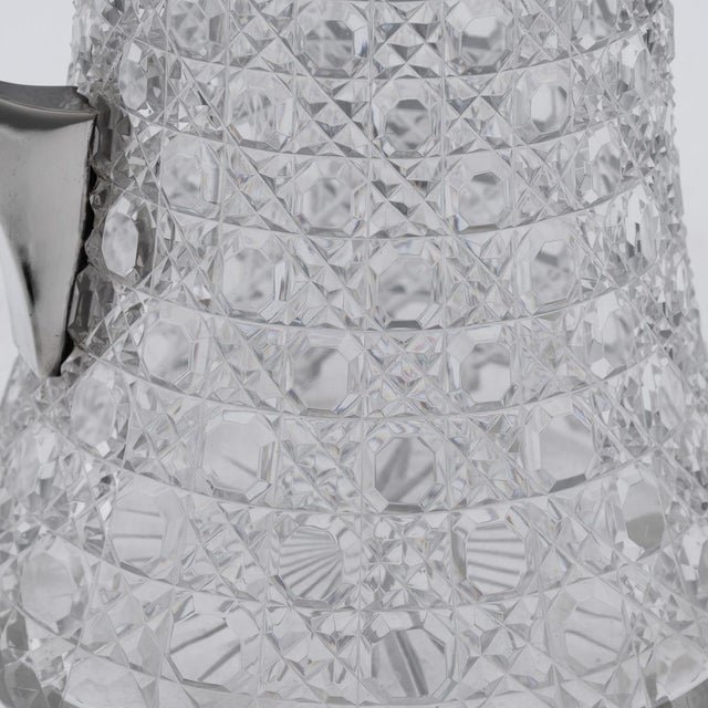 Antique Victorian Silver and Cut Glass Claret Jug, 1896 For Sale - Image 18 of 18