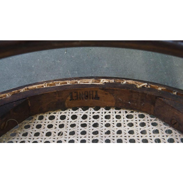Wood Set of Vintage Bistro Design Chairs from Thonet For Sale - Image 7 of 18