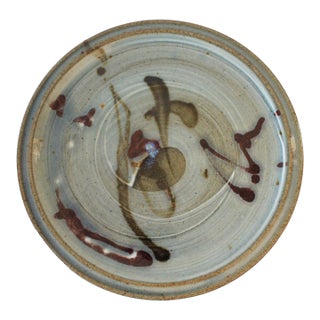 Vintage Studio Art Pottery Plate For Sale