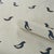 Schumacher Sample - Schumacher Birds Print Wallcovering In Black On Natural For Sale - Image 4 of 5