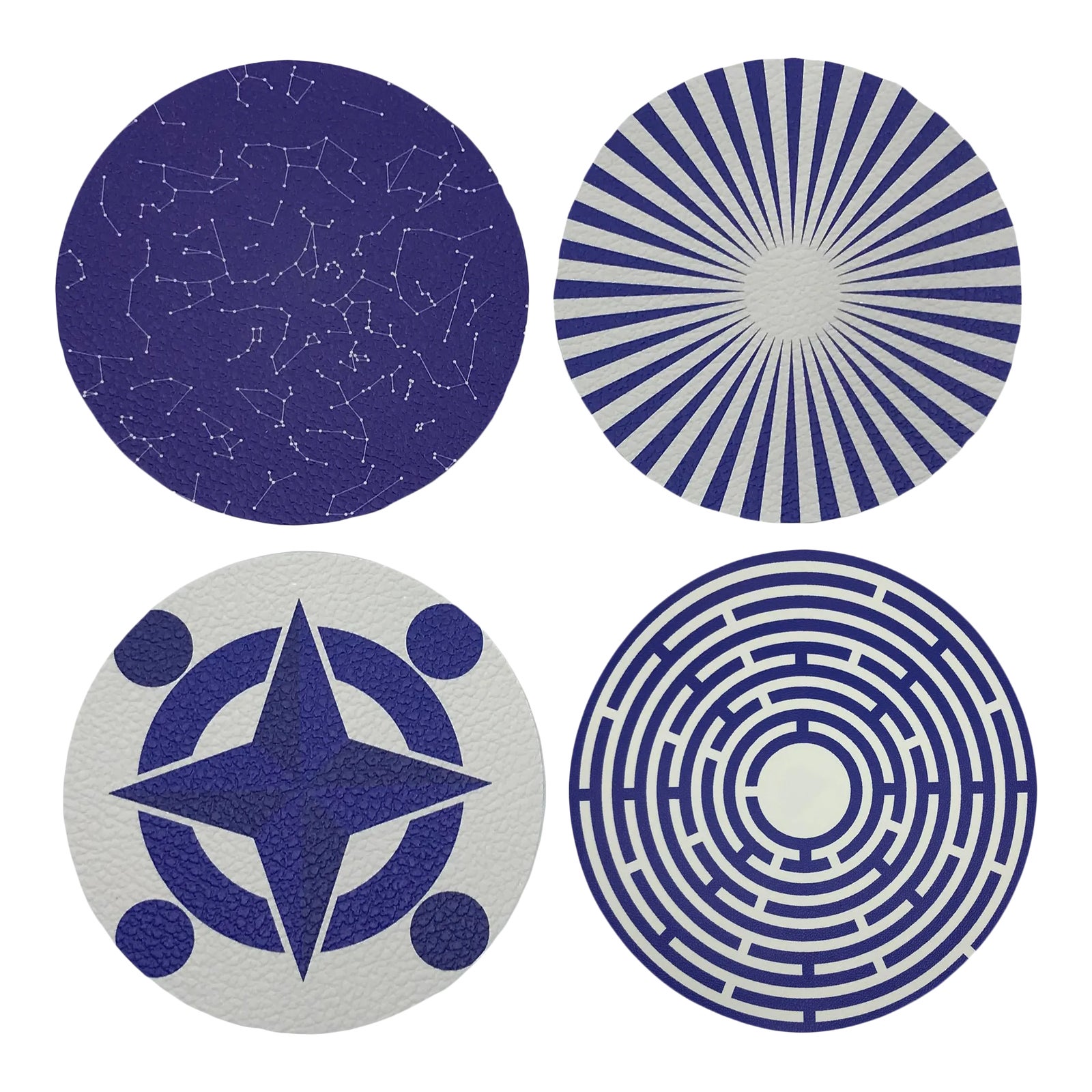 Constellations Coasters, Set of 4 | Chairish