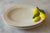 Late 20th Century Pair of Vintage Majolica Small Oval Plates With Lemon Relief For Sale - Image 5 of 6