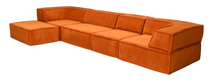 Orange COR Trio Sectional Sofa, 1970s, Set of 9