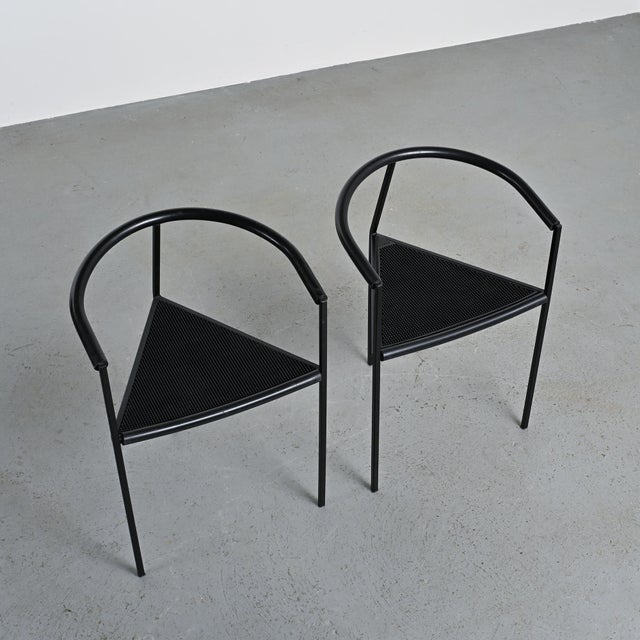 Millepunte Chairs by Peregalli and Calatroni for Zeus Noto, 1980s, Set of 8 For Sale - Image 11 of 13