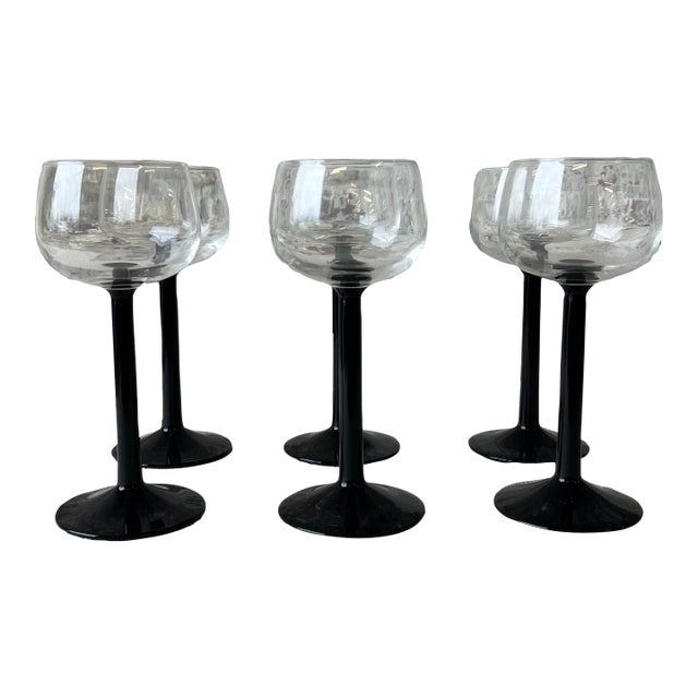 1960s Luminarc France Wine Glasses - Set of 6 For Sale
