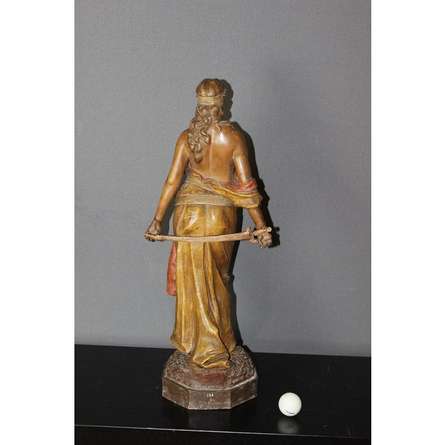 Judith Figure in Terracotta from Goldscheider, 1900 For Sale - Image 6 of 17