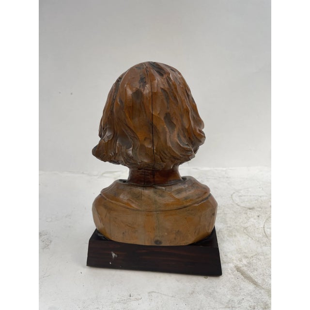 Hand Carved Wooden Sculpture, 1890s-1910s For Sale - Image 10 of 12