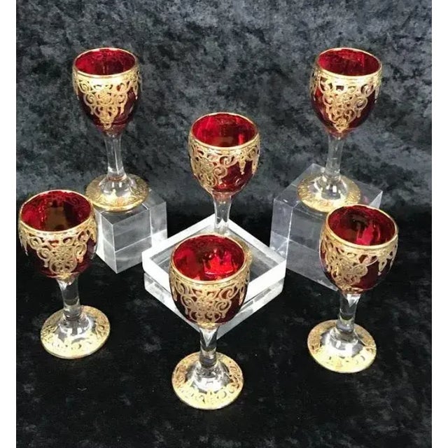 Mid 20th Century Persian Champagne and Cordial - Set of 12 For Sale - Image 13 of 13