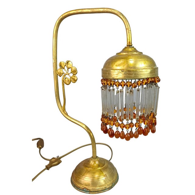 Metal Modernist Table Lamp, 1890s For Sale - Image 7 of 7