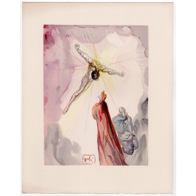 Salvador Dali, The Cross of Mars, 1964, Woodcut For Sale