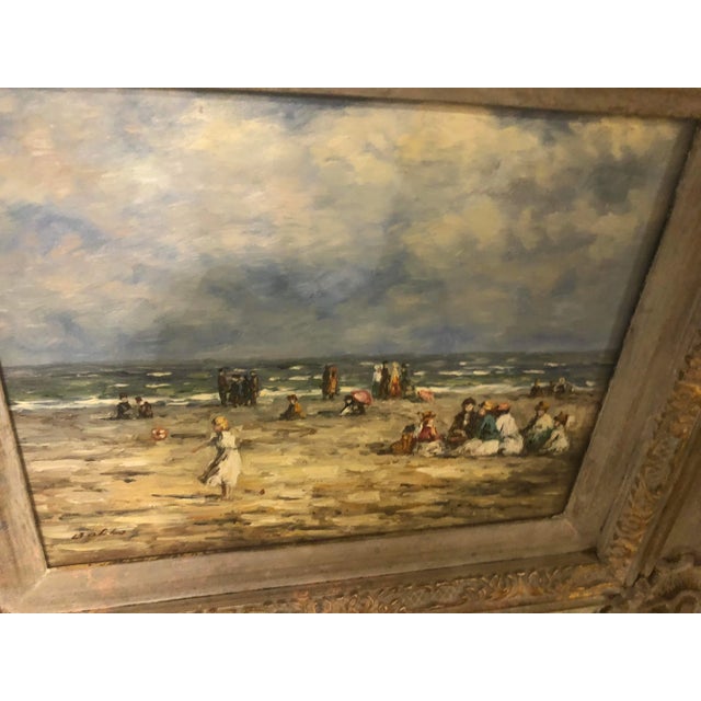 Impressionistic Oil on Canvas Painting, Framed For Sale In New York - Image 6 of 10