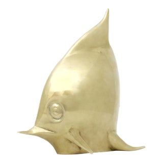 Dolbi Cashier Vintage Brass Fish For Sale