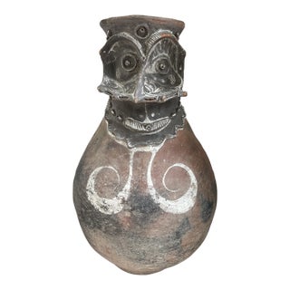 Sago Storage Jar by Iatmul Artist From Papua New Guinea For Sale