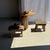 Brutalist Small Stool in Teak For Sale - Image 3 of 18