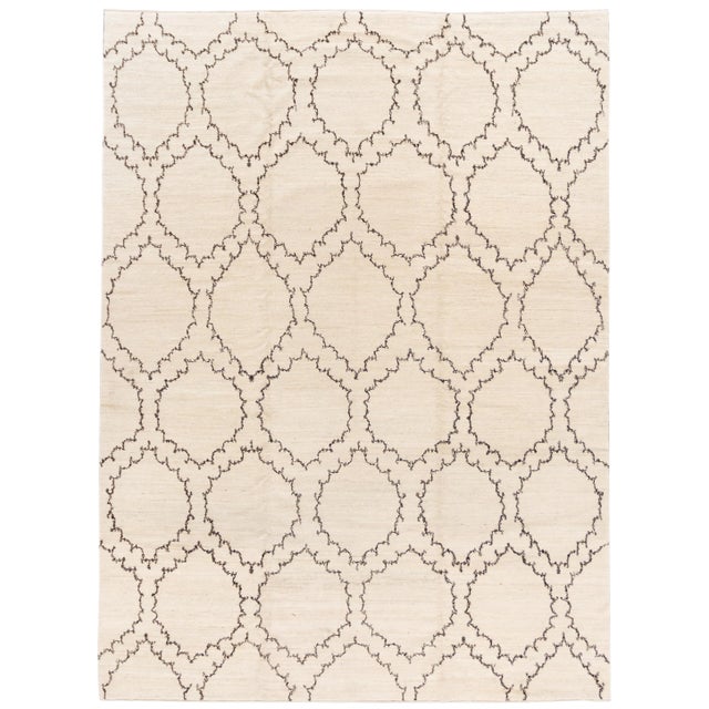 21st Century Contemporary Tibetan Wool Rug For Sale