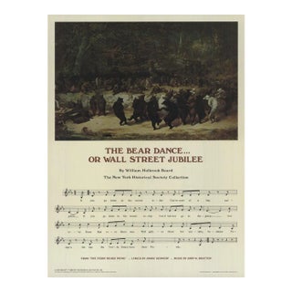 PAUL DAVIS The Bear Dance...Or Wall Street Jubilee, 1983 For Sale