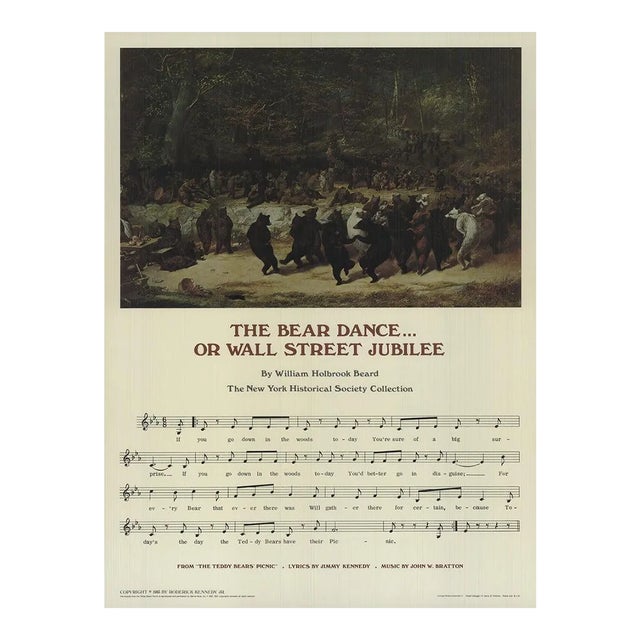 PAUL DAVIS The Bear Dance...Or Wall Street Jubilee, 1983 For Sale