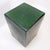 Contemporary Translucent Bottle Green Acrylic Pedestal For Sale - Image 3 of 12