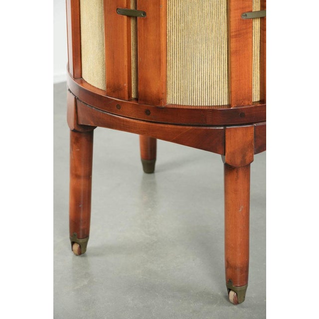 Dining Chair with Wooden Frame and Yellow Fabric Upholstery from Schuitema For Sale - Image 12 of 13