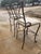 Pair of Iron Bar Stools For Sale In San Antonio - Image 6 of 9