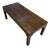 Brand New Custom Ming-Style Brown Stained Coffee Table For Sale