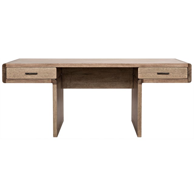This clean and contemporary desk has a timeless ÒTÓ shape, and two drawers. Its simple, clean lines and striking, sharp...