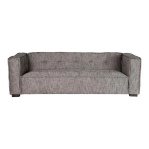 Luka Grey Squared Tuft Sofa