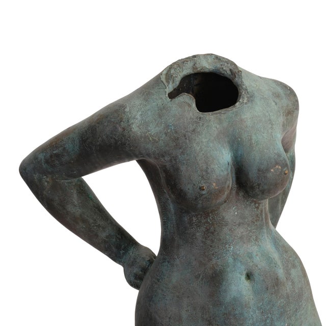Karl-Heinz Krause, Large Torso Sculpture, 1968, Bronze For Sale - Image 8 of 11
