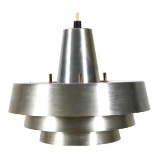 1960s Hans-Agne Jakobsson Aluminum Pendant for Ab Markaryd For Sale
