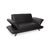 Gavin 117 Leather Two-Seater Rossini Sofa in Black Anthracite with Manual Function from Koinor For Sale - Image 4 of 13