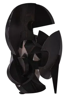 Abstract Constructivist Sculpture in Metal by Sergio Ponzio IV, Italy, 1971