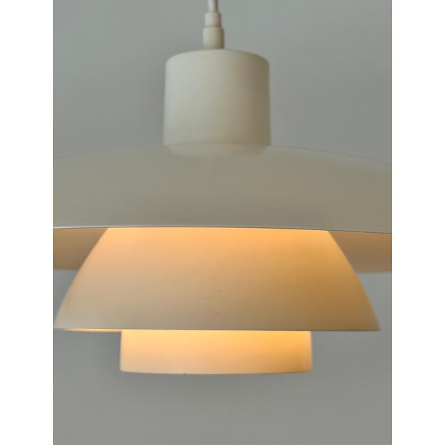 Metal White PH 4/3 Pendant Lamp by Poul Henningsen for Louis Poulsen, Denmark, 1960s For Sale - Image 7 of 18