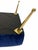 Mid-Century Modern Pair of Bespoke Stools in Navy Blue Velvet With Solid Brass Ball Point Legs For Sale - Image 3 of 6