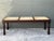 Mid 20th Century Vintage Anglo Indian Inset Cane Bench For Sale - Image 5 of 12