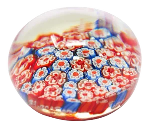 Art Glass Millefiori Collectable Paperweight