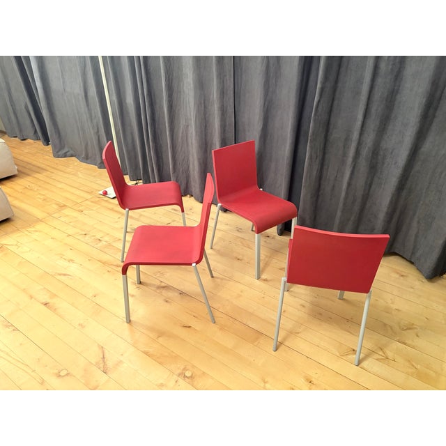 Model .03 Stackable Chairs by Maarten van Severen for Vitra, Switzerland, 2011, Set of 4 For Sale - Image 15 of 18