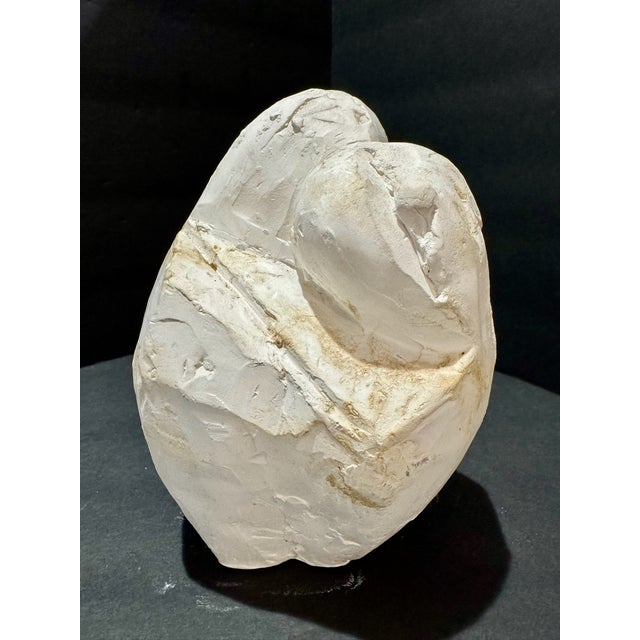 1960s 1960s Larry Mohr Plaster Abstract Embrace Sculpture Signed From Artist Estate For Sale - Image 5 of 7