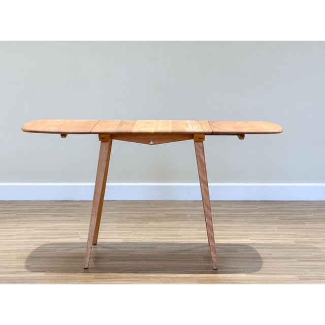 Folding Table and Quaker Chairs by Lucian Ercolani for Ercol, 1960s, Set of 5 For Sale - Image 17 of 18