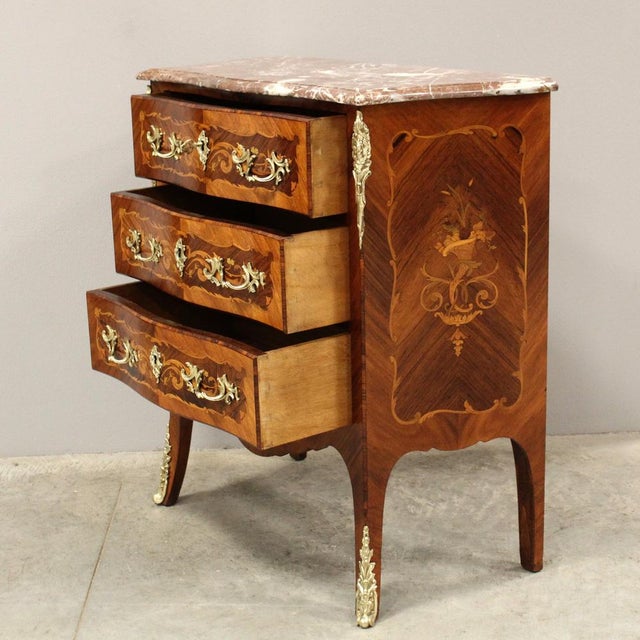 Napoleon III Chest of Drawers, 19th Century For Sale - Image 6 of 14