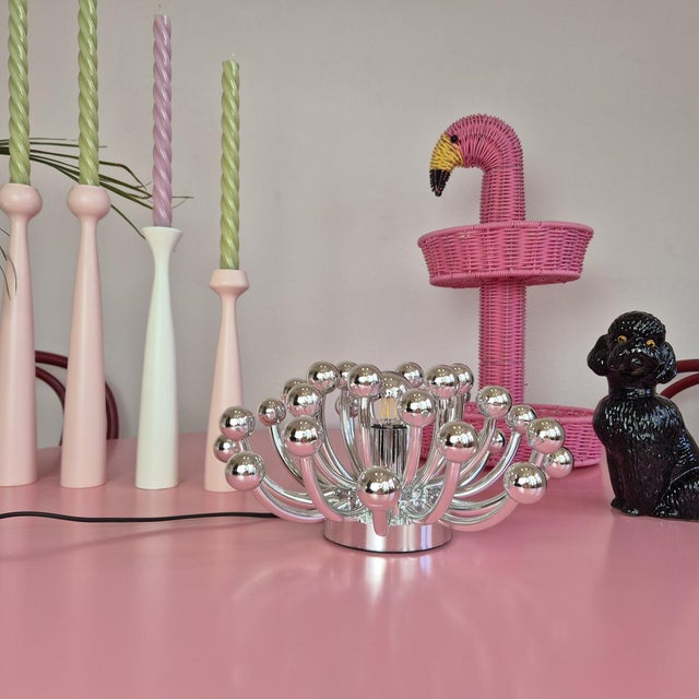 Silver Pistillino Wall Lamp by Tetrarch for Valenti Luce For Sale - Image 8 of 18