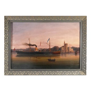 City of Dortmund, 1860s, Oil Painting on Canvas For Sale
