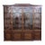 Antique Georgian Mahogany Breakfront Library Bookcase For Sale