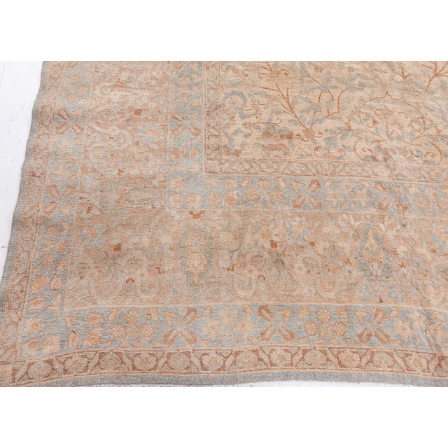 Textile Fine 1920s Persian Tabriz Handmade Wool Rug For Sale - Image 7 of 10