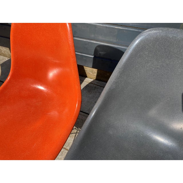 Vintage Fiberglass DSR Eiffel Chairs by Charles and Ray Eames for Herman Miller, 1950s, Set of 4 For Sale - Image 12 of 16