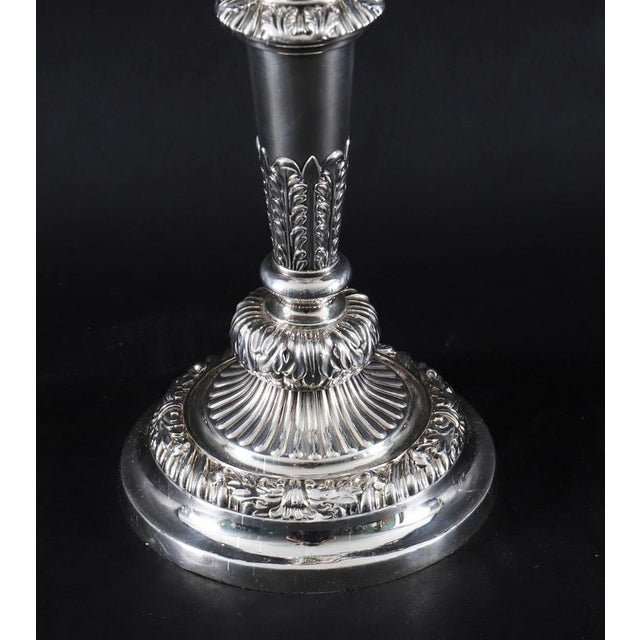 Metal Antique Sheffield George III Candelabra, 18th Century, Set of 4 For Sale - Image 7 of 18