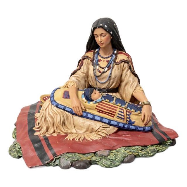 Figurine of Native American Woman, 1993 For Sale