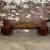 Mid-century modern craftsmen queen size headboard with a pair of floating nightstands. This piece is made of walnut and...