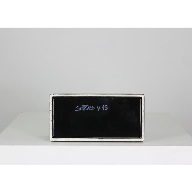 1970s Vintage Y15 Vase in Black Enameled Ceramic by Ettore Sottsass for Poltronova, 1970 For Sale - Image 5 of 6