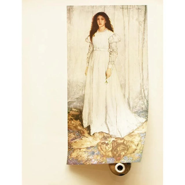 1956 After Whistler "The White Girl", Vintage Full-Color Print For Sale - Image 4 of 7